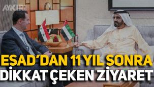 Beşar Esad'dan 11 yıl sonra bir ilk: BAE'yi ziyaret etti