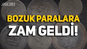 Bozuk paralara zam geldi: 50 kuruşun maliyeti 1 lira 47 kuruş oldu
