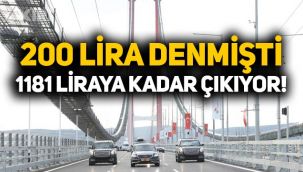 Çanakkale Köprüsü'nün geçiş ücretleri belli oldu: 1181 liraya kadar çıkıyor!