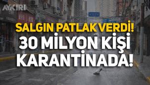 Çin'de koronavirüs patlak verdi: 30 milyon kişi karantinaya alındı!