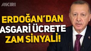 Cumhurbaşkanı Erdoğan'dan asgari ücrete zam sinyali