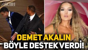 Demet Akalın'dan Chris Rock'a tokat atan Will Smith'e destek