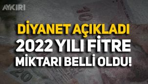 Diyanet 2022 yılı fitre miktarını açıkladı! Fitre ne kadar oldu? 2022 Ramazan ayı fitre kaç lira