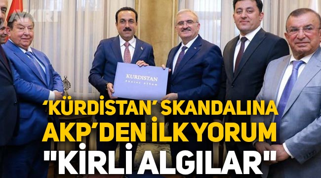 Diyarbakır'daki "Kürdistan" skandalına AKP'den ilk yorum geldi!