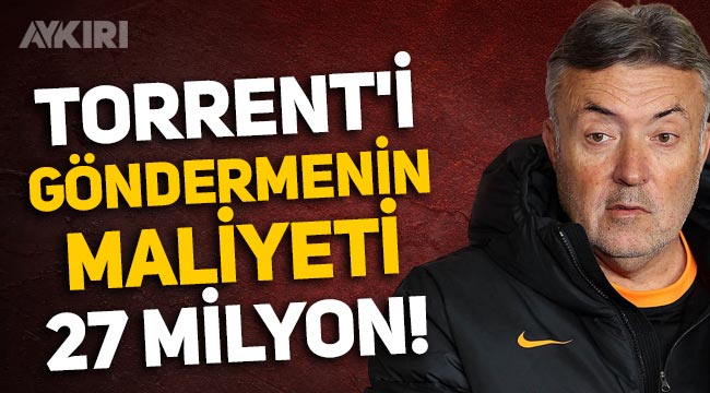 Domenec Torrent'i Galatasaray'dan göndermenin maliyeti 27 milyon!