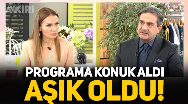 Ebru Akel programına konuk aldığı Melih Gündüz'e aşık oldu, ilk kez görüntülendiler!