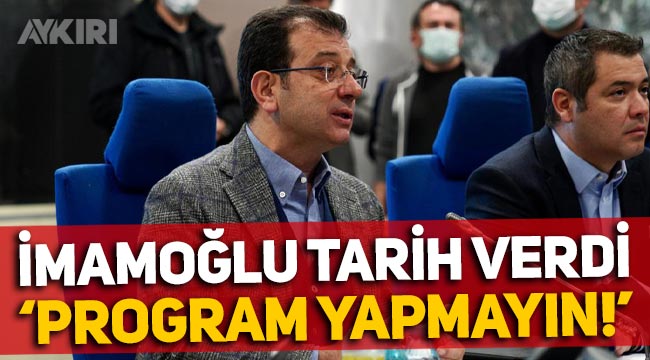 Ekrem İmamoğlu'ndan kar uyarısı, İstanbullulara tarih verdi: "Program yapmayın!"