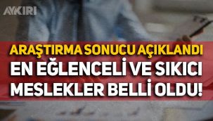 En sıkıcı ve eğlenceli meslekler belli oldu, araştırma sonuçları açıklandı