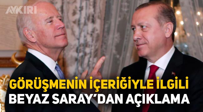 Erdoğan-Biden görüşmesinde ne konuşuldu? Beyaz Saray'dan görüşmeye ilişkin açıklama geldi
