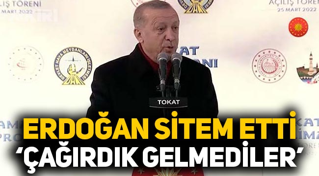 Erdoğan muhalefete sitem etti: Çağırdık gelmediler