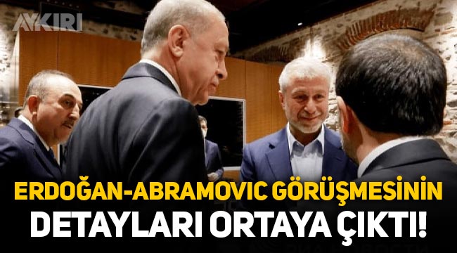 Erdoğan - Roman Abramoviç görüşmenin detayları ortaya çıktı: Teşekkür etti