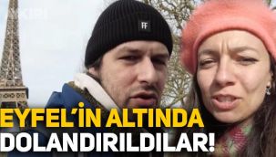 Fırat Albayram ve Ceyda Kasabalı, Youtube videosu çekerken Eyfel Kulesi'nin altında dolandırıldı!