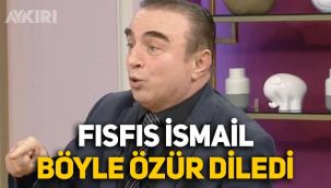 Fıs Fıs İsmail Süleyman Yağcı özür diledi: Niyetim kardeşçe, sevgi dolu yaşamak