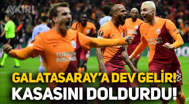 Galatasaray'a Avrupa'dan dev gelir: Kasasını doldurdu!