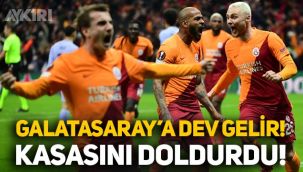 Galatasaray'a Avrupa'dan dev gelir: Kasasını doldurdu!