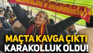 Galatasaray maçında kavga çıktı, Pelin Öztürk karakolluk oldu