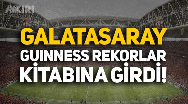 Galatasaray tarihe geçti: Guinness Rekorlar Kitabına girdi