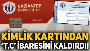 Gaziantep Üniversitesi, kimlik kartlarından
