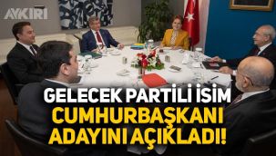 Gelecek Partisi Genel Başkan Yardımcısı Selim Temurci, partisinin Cumhurbaşkanı adayını açıkladı
