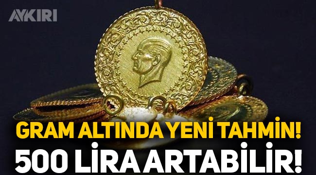 Gram altını olanlar dikkat: 500 lira birden artarak 1450 liraya yükselebilir!
