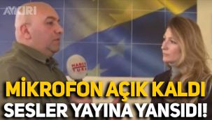 HaberTürk'te mikrofon açık kaldı, sesler canlı yayına yansıdı