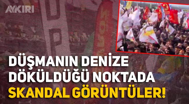 HDP'nin İstanbul, İzmir ve Van'da düzenlediği Nevruz etkinliklerinde PKK propagandası yapıldı, teröristbaşı Öcalan lehine sloganlar atıldı
