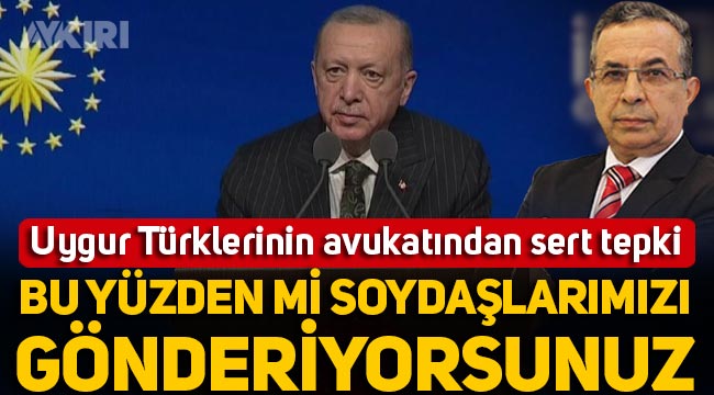 İlyas Doğan'dan Erdoğan'a tepki: Bu yüzden mi Uygur Türk'ü soydaşlarımızı gönderiyorsunuz?