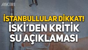 İSKİ'den
