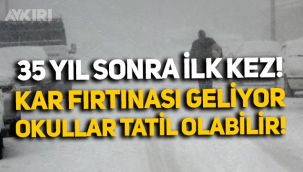 İstanbullular dikkat! 1987'den sonra bir ilk olacak: Aybar kar fırtınası geliyor, okullar tatil olabilir