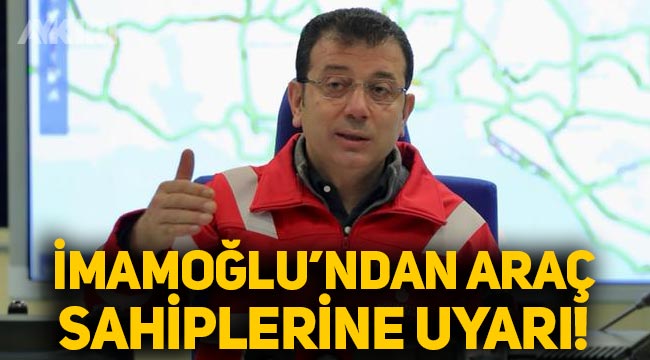 İstanbullular dikkat! Kar yağışı öncesi Ekrem İmamoğlu'ndan araç sahiplerine kritik uyarı