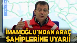 İstanbullular dikkat! Kar yağışı öncesi Ekrem İmamoğlu'ndan araç sahiplerine kritik uyarı