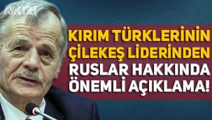 Kırım Türk'ünün sesi Mustafa Abdülcemil Kırımoğlu'ndan Türkiye açıklaması