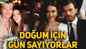 Kıvanç Tatlıtuğ ve Başak Dizer, doğum için gün sayıyor: Karnı burnunda poz!