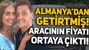 Mesut Özil'in eşi Amine Gülşe'nin arabasının fiyatı ortaya çıktı: Almanya'dan getirtmiş
