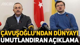 Mevlüt Çavuşoğlu'ndan Ukrayna'da 'Ateşkes' açıklaması