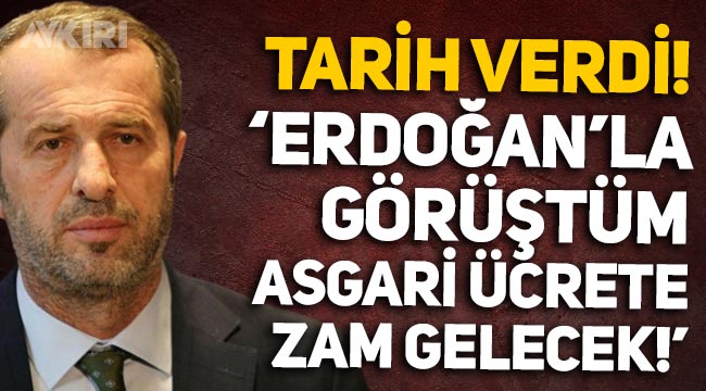 MHP'li Saffet Sancaklı tarih verdi: "Erdoğan ile görüştüm, asgari ücrete zam gelecek"