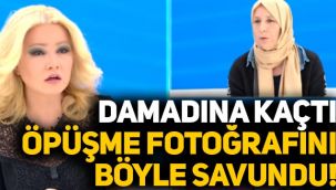 Müge Anlı'da ağızları açık bırakan olay: Damadına kaçtı, öpüşme fotoğrafını böyle savundu!
