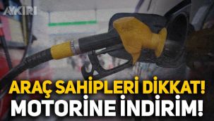 Otomobil sahipleri dikkat: Motorine indirim