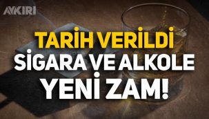 Platform başkanı tarih verdi: Alkol ve sigaraya yeni zam