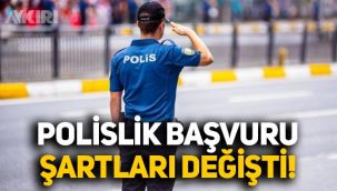 Polis olacaklar dikkat! Polislik başvuru şartları değişti, Resmi Gazete'de yayımlandı