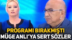 Programı bırakan Arif Verimli'den Müge Anlı'ya sert sözler