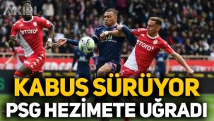 PSG'de kabus sürüyor: Monaco, Mbappe ve Neymar'ın takımını hezimete uğrattı