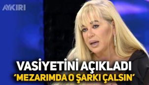 Sanatçı Zerrin Özer vasiyetini açıkladı: Öldükten sonra...