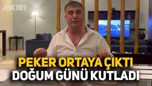 Sedat Peker ortaya çıktı: Kızının doğum gününü böyle kutladı