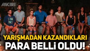 Survivor yarışmacılarının kazandığı para belli oldu! Haftalık kazançları dudak uçuklattı