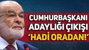 Temel Karamollaoğlu'ndan adaylık çıkışı: