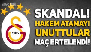 TFF'den tarihe geçecek skandal hata: Hakem atamayı unuttular, Galatasaray maçı ertelendi!