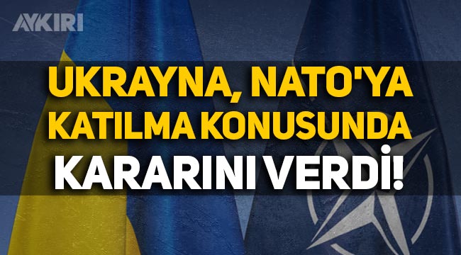 Ukrayna, NATO'ya katılma konusunda kararını verdi