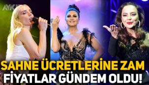 Ünlüler sahne ücretlerine zam yaptı: Gülşen, Ebru Güneş ve Sibel Can'ın fiyatları gündem oldu