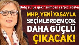 Yeni seçim yasasıyla ilgili MHP'den çarpıcı açıklama: 2023 seçimlerinden çok daha güçlü çıkacağız